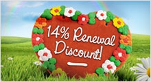 14% discount in february and march